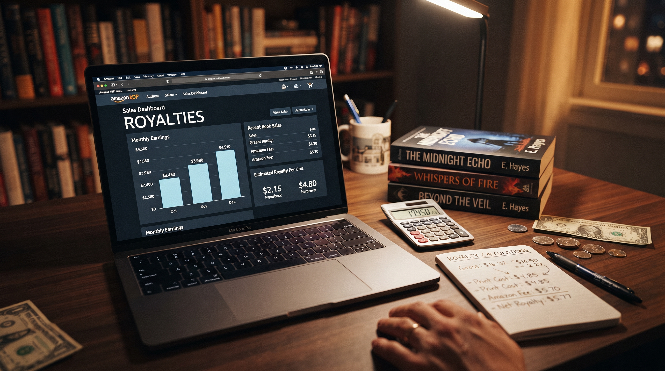 Amazon KDP Royalties Explained: What You Actually Earn Per Sale (2026)