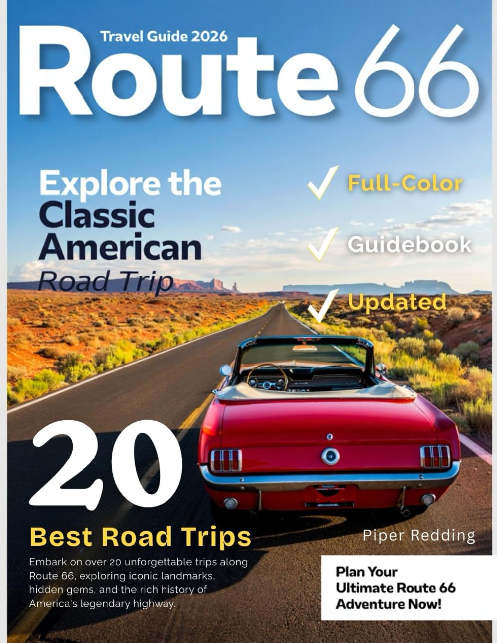 Route 66 Travel Guide Full Color 2026 A Complete Journey Through Cover Url 